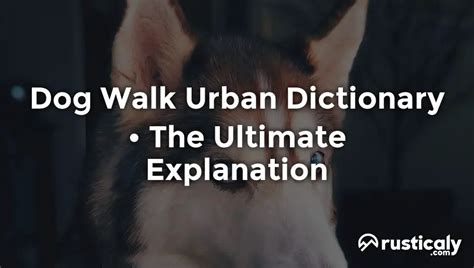 dog urban dictionary|dog walked urban dictionary.